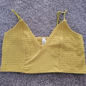 Zenana/Bralette/Size Large/Mustard Color